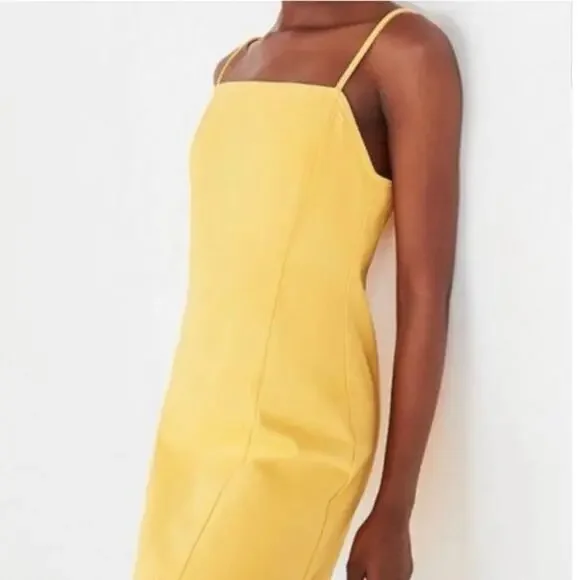 BDG retro denim yellow mini dress small - Picture 5 of 12